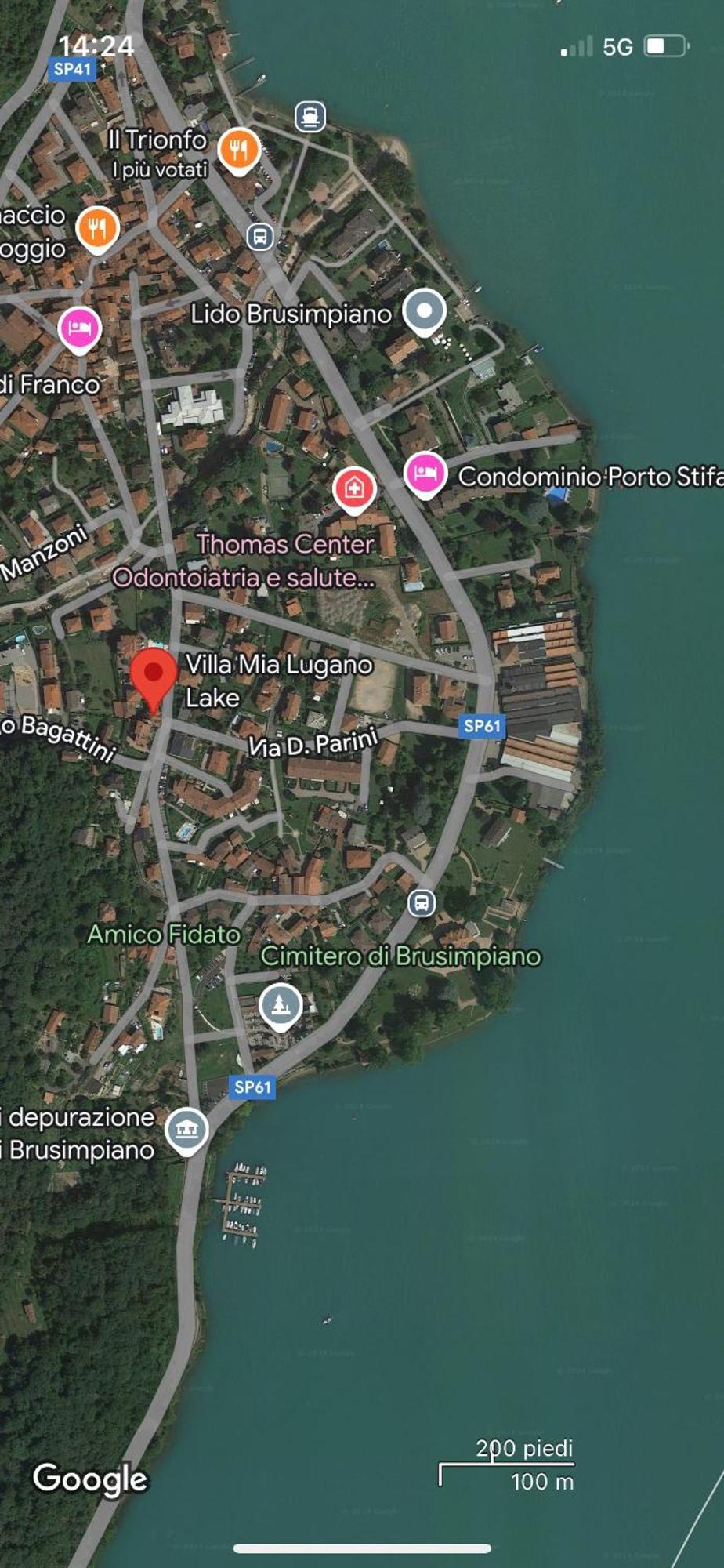 Villa Mia Lugano Lake Brusimpiano Exterior photo